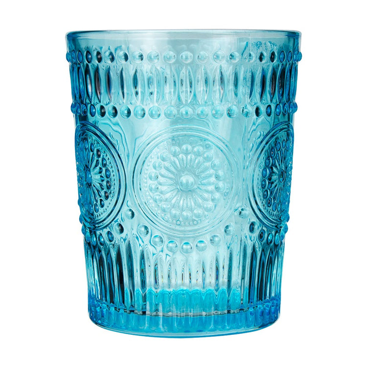 Vaso de vidrio con relieve 260 ml ATH-746 Home Sweet Home