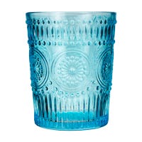 Vaso de vidrio con relieve 260 ml ATH-746 Home Sweet Home