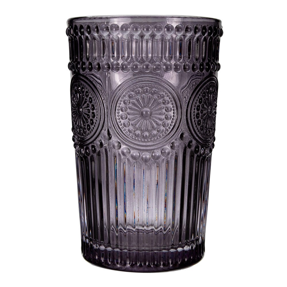 Vaso de vidrio con relieve 355 ml ATH-7 Home Sweet Home