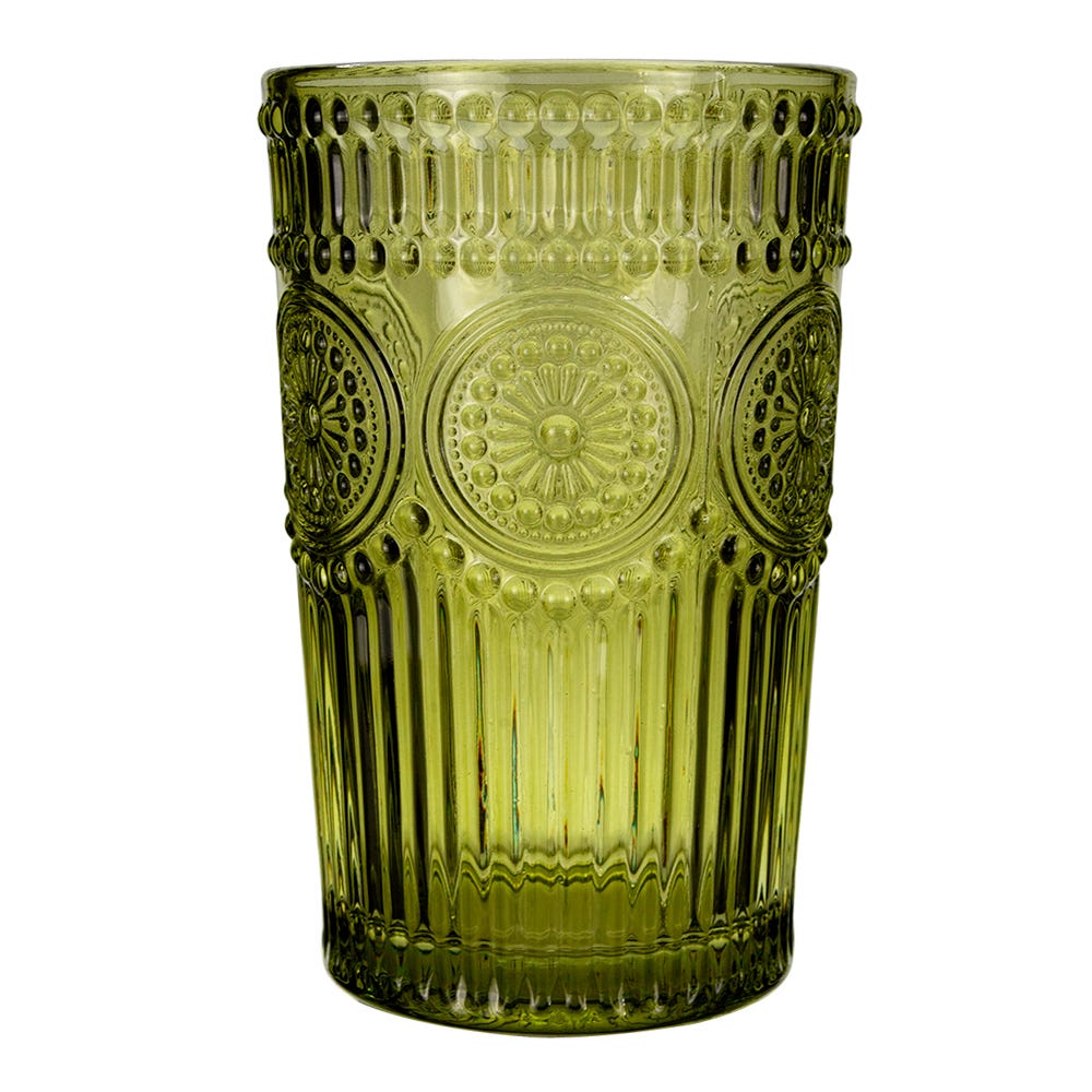 Vaso de vidrio con relieve 355 ml ATH-7 Home Sweet Home