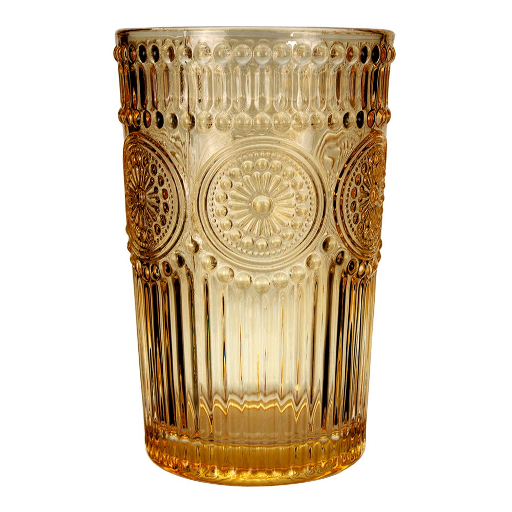 Vaso de vidrio con relieve 355 ml ATH-7 Home Sweet Home