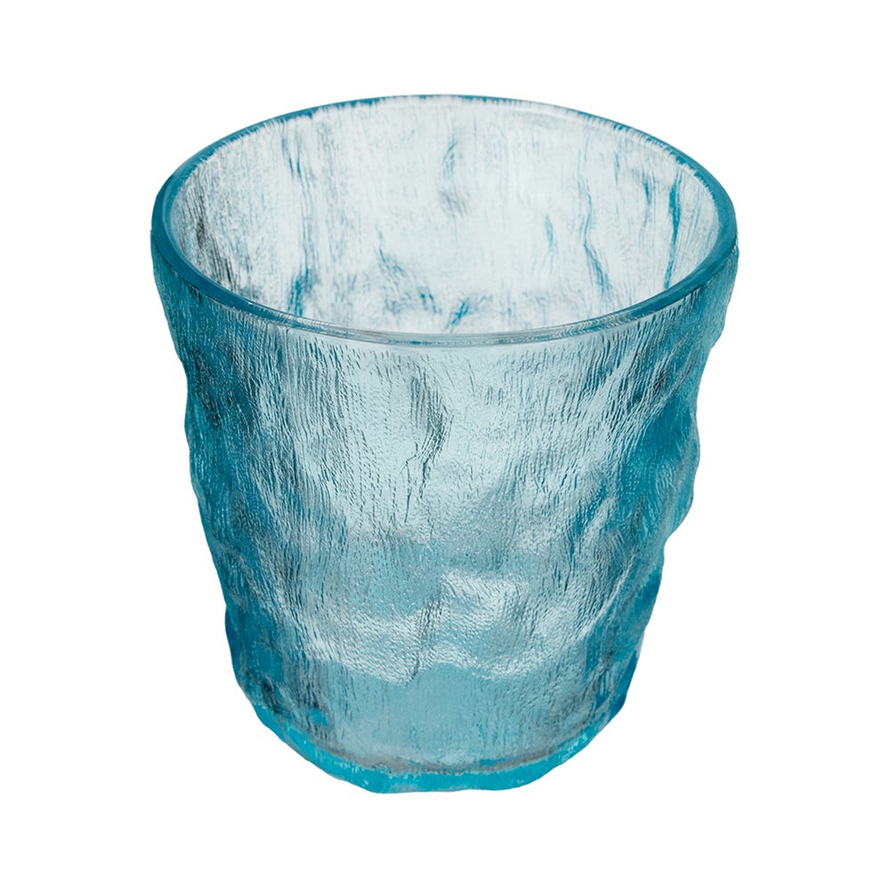 Vaso de vidrio con relieve 260 ml ATH-764 Home Sweet Home