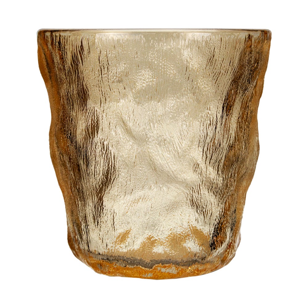 Vaso de vidrio con relieve 260 ml ATH-764 Home Sweet Home