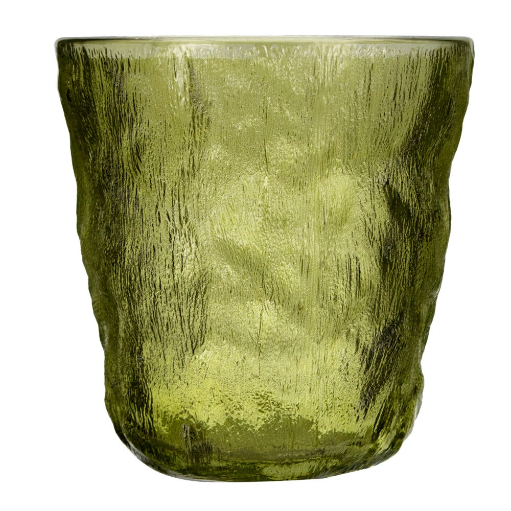 Vaso de vidrio con relieve 260 ml ATH-764 Home Sweet Home