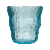 Vaso de vidrio con relieve 260 ml ATH-764 Home Sweet Home