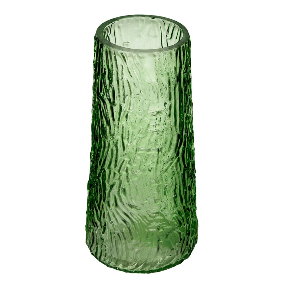 Florero de vidrio con relieve 5.4 x 14.9 cm ATH-749 Home Sweet Home