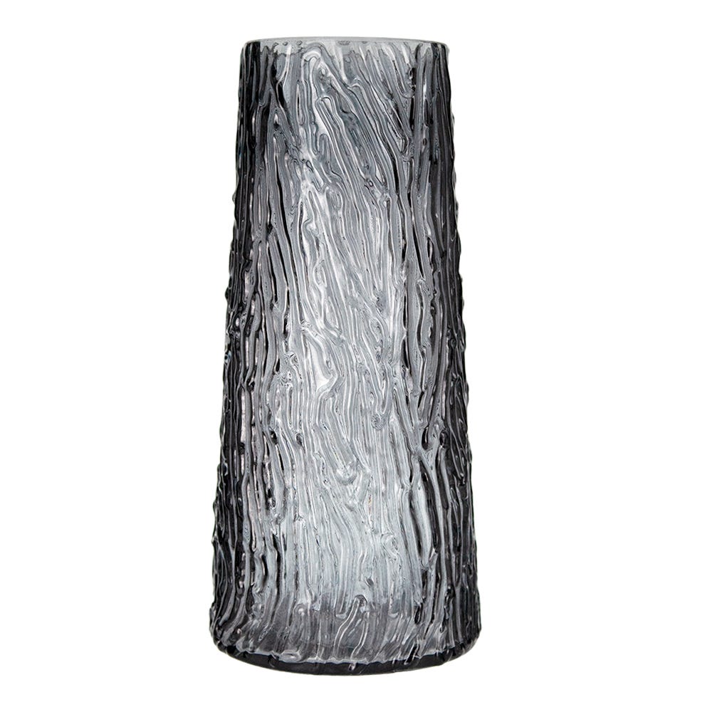 Florero de vidrio con relieve 6.9 x 21.4 cm ATH-750 Home Sweet Home