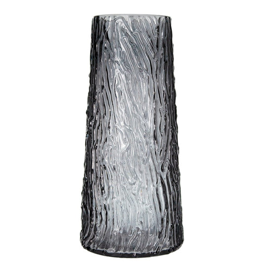 Florero de vidrio con relieve 6.9 x 21.4 cm ATH-750 Home Sweet Home