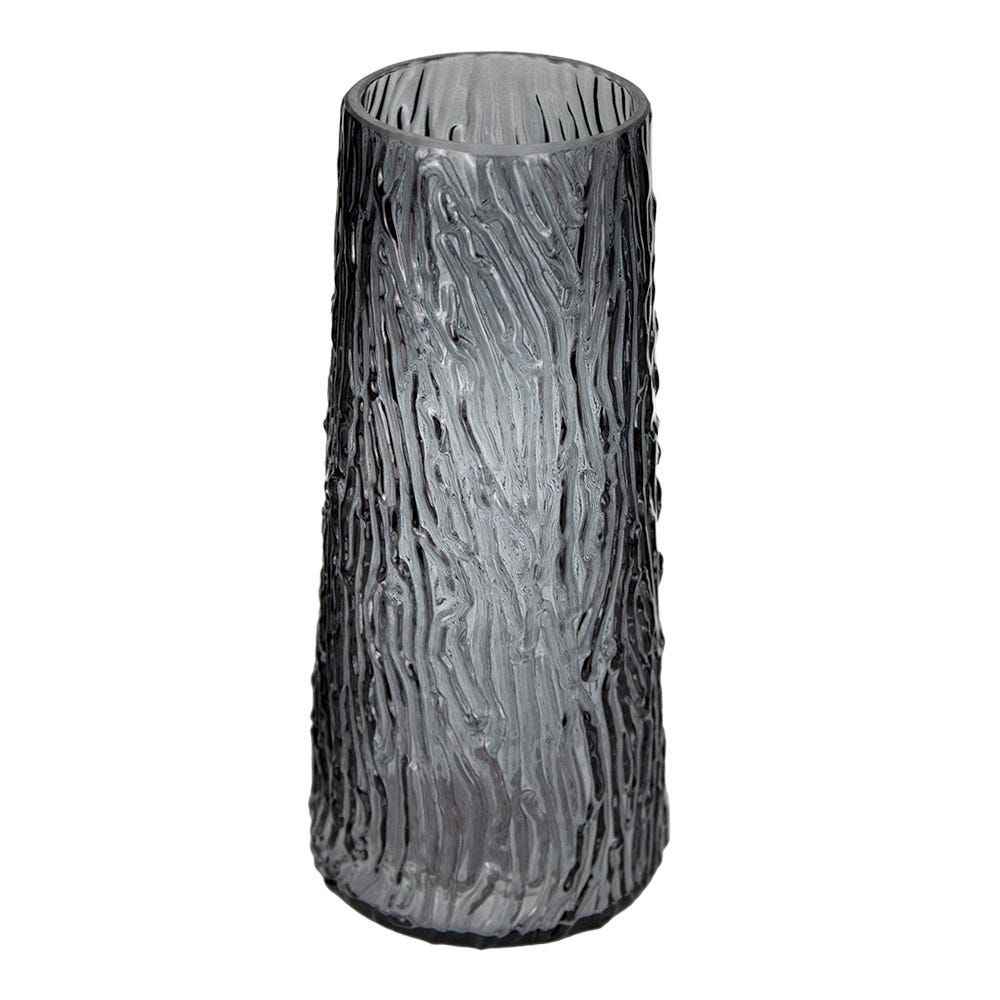 Florero de vidrio con relieve 6.9 x 21.4 cm ATH-750 Home Sweet Home