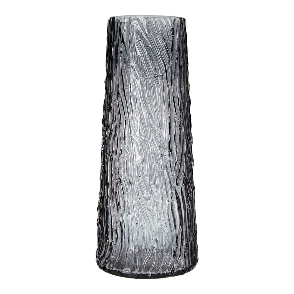 Florero de vidrio con relieve 7.7 x 28.4 cm ATH-751 Home Sweet Home