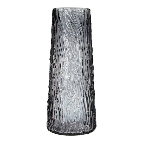 Florero de vidrio con relieve 7.7 x 28.4 cm ATH-751 Home Sweet Home