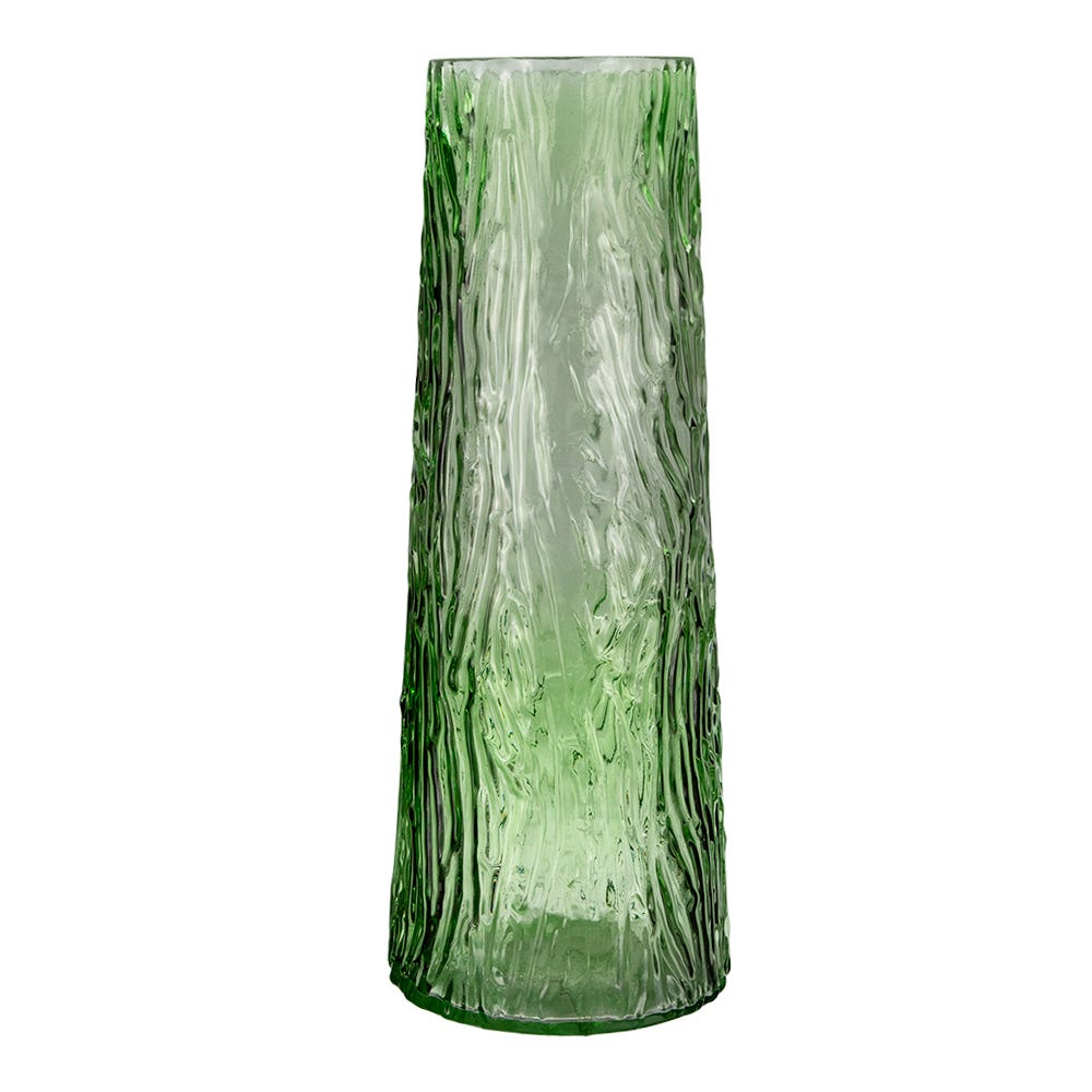 Florero de vidrio con relieve 7.7 x 28.4 cm ATH-751 Home Sweet Home