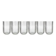 Juego de vasos de vidrio con relieve 6 piezas ATH-868 Chef Market
