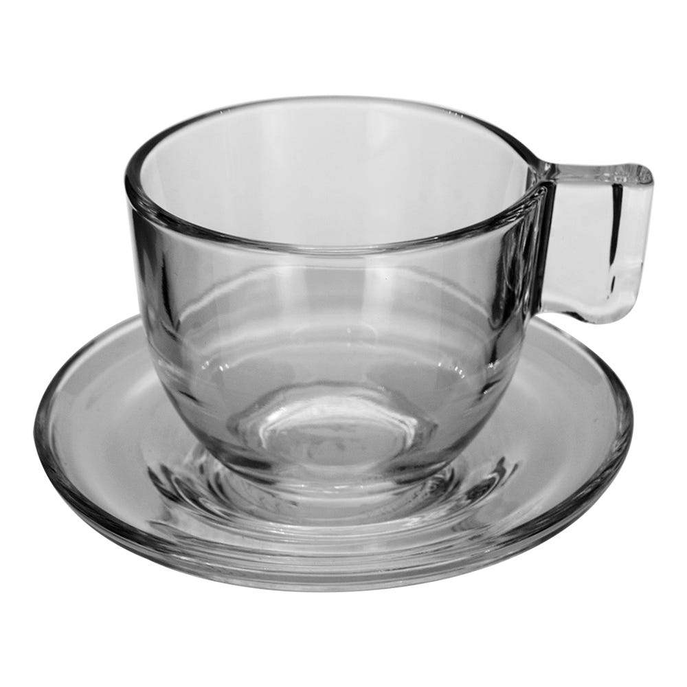 Juego para café expreso de vidrio de 12 piezas CS421/12-2GB CLEVELAND Kim Glass