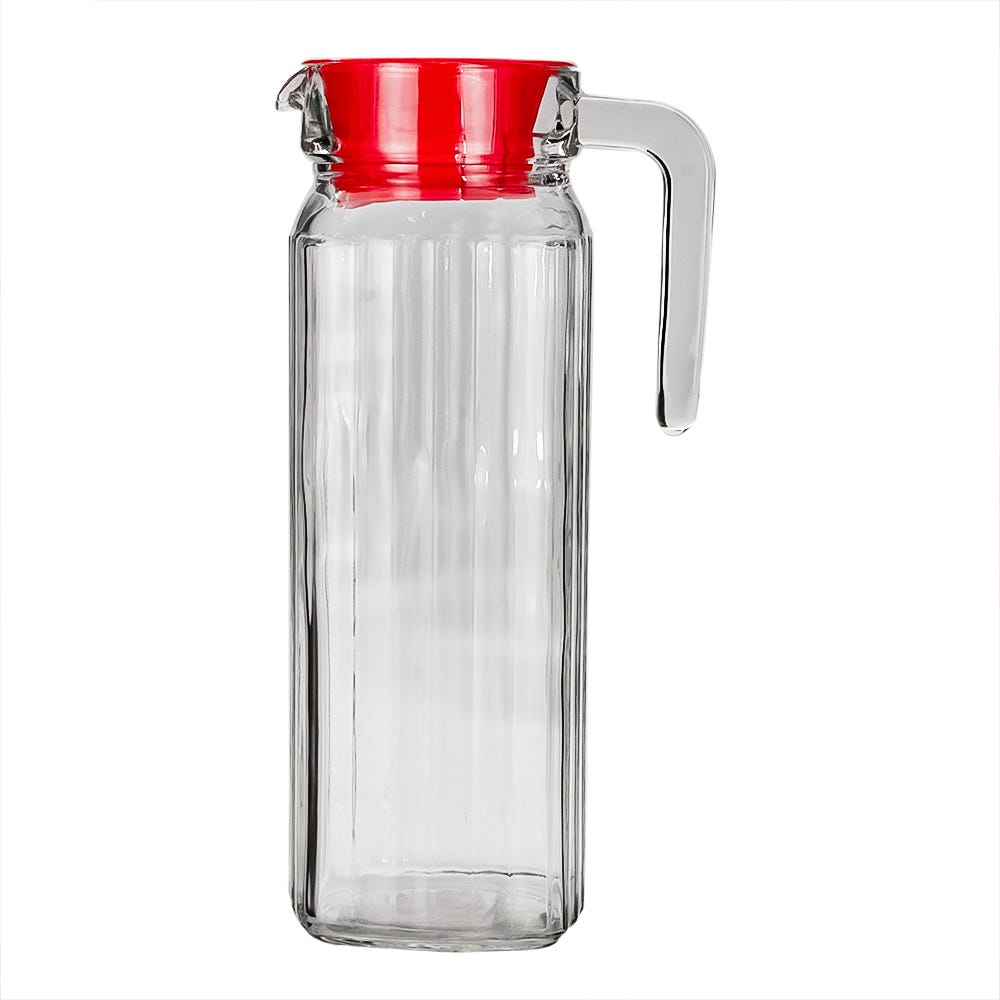 Jarra de vidrio con tapa de plástico 1.1 L PCL1120 Kim Glass