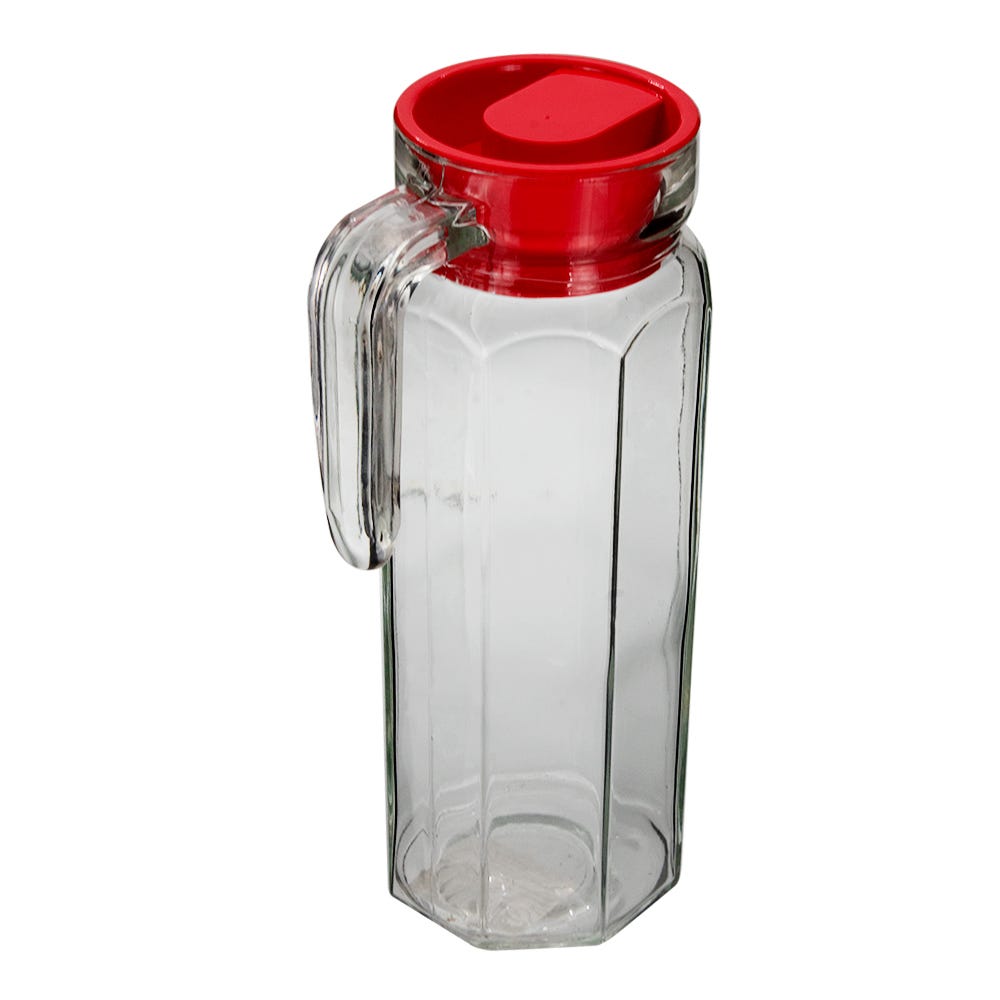 Jarra de vidrio 1.1 L con tapa de plástico PCL1180 Kim Glass