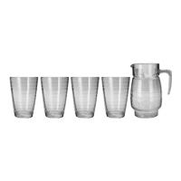 Juego de agua de vidrio 5 piezas PCLS1623/5-2GB RINGS Kim Glass