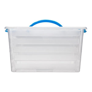 Caja organizadora de plástico AERO 10 L 011062-11 Home Pro
