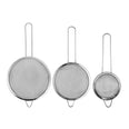 Juego de 3 coladores de acero inoxidable 29-26-20 cm DA23102 Qualité