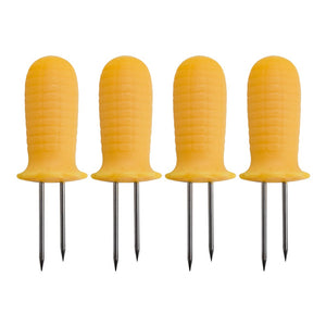Juego de 4 pinchos para elotes de acero inoxidable ATS1061 Home Sweet Home