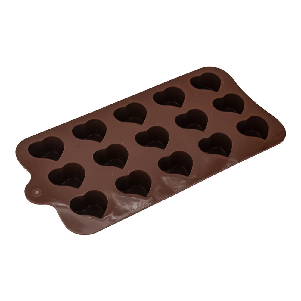 Molde de silicón para chocolates corazón 21.3 cm ATD1596 Qualité