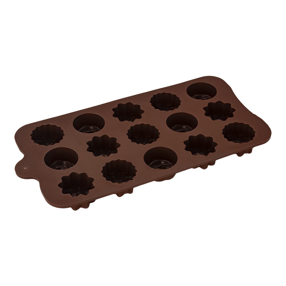 Molde de silicón para chocolates flor 21.3 cm ATD1597 Qualité