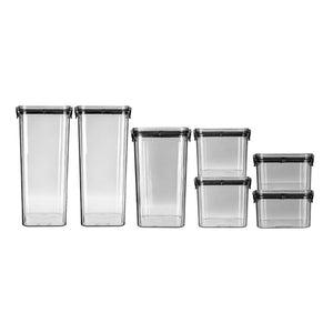 Juego de 7 contenedores de plástico ATS-1078 Home Sweet Home