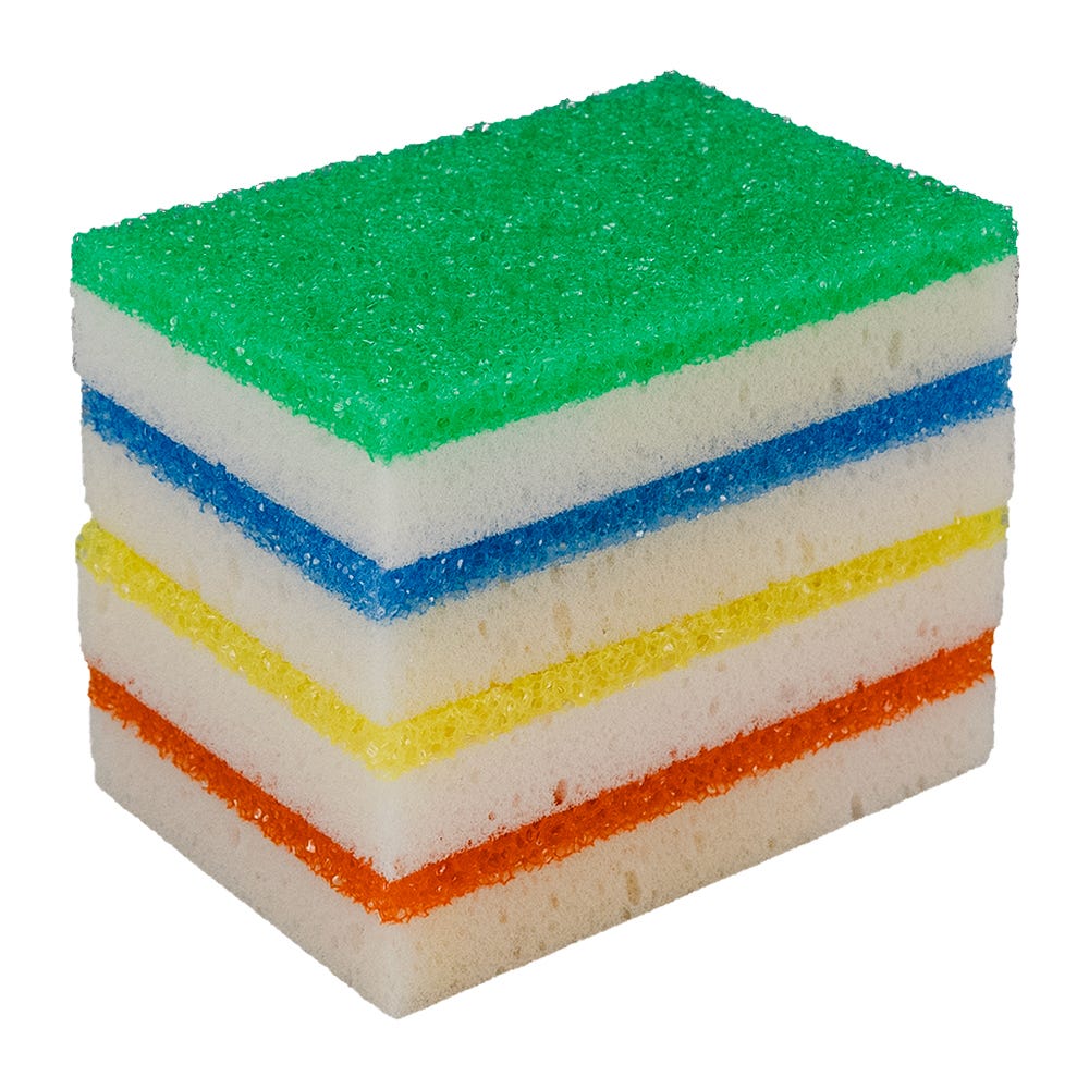 Juego de 4 esponjas para limpieza 11.1 cm AB1 Home Sweet Home