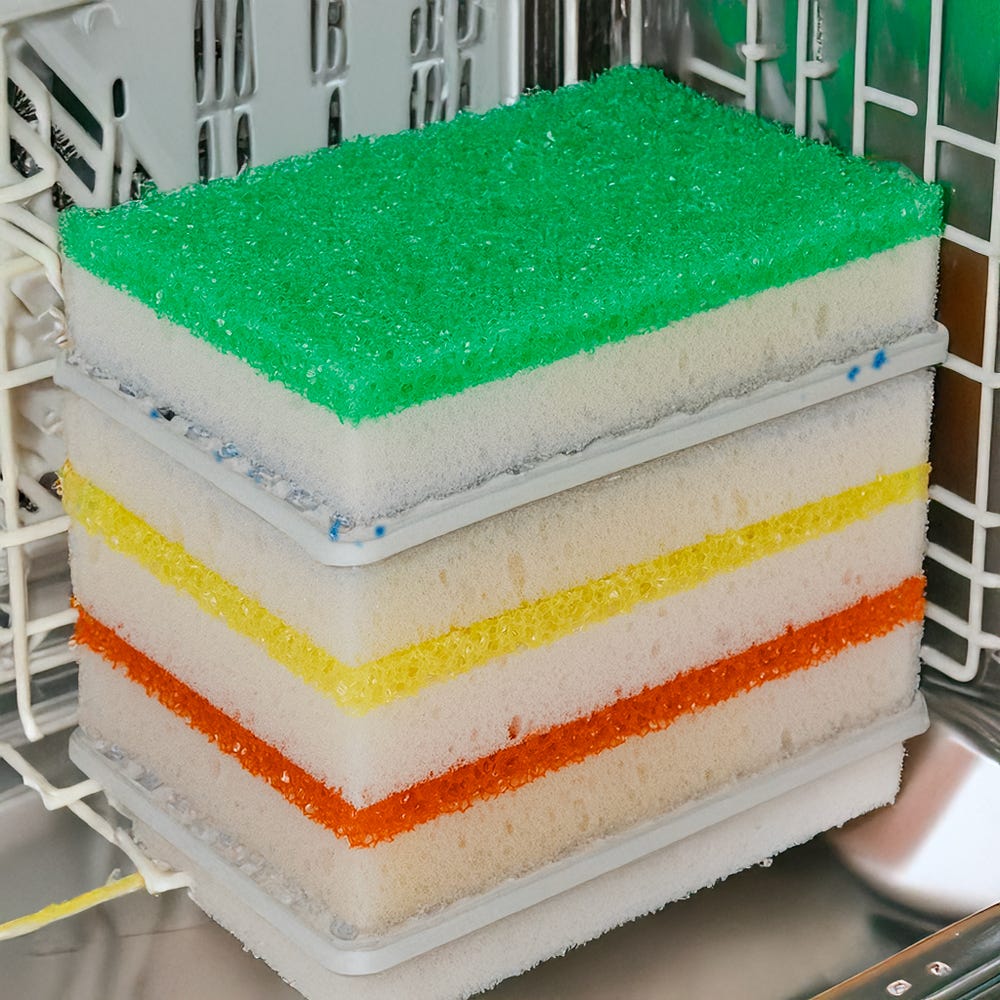 Juego de 4 esponjas para limpieza 11.1 cm AB1 Home Sweet Home