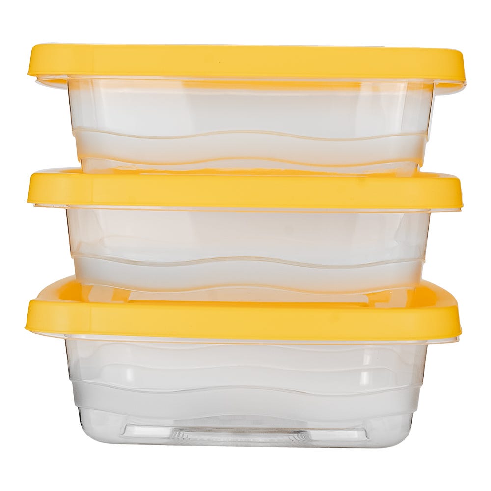 Juego de 3 contenedores plástico 850 ml 200-8031 Home Sweet Home