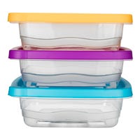 Juego de 3 contenedores plástico 850 L 200-8031-RBW Home Sweet Home