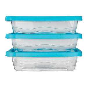 Juego de 3 contenedores 850 ml plástico 200-8034 Home Sweet Home