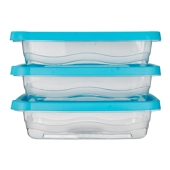 Juego de 3 contenedores 850 ml plástico 200-8034 Home Sweet Home