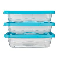 Juego de 3 contenedores 850 ml plástico 200-8034 Home Sweet Home