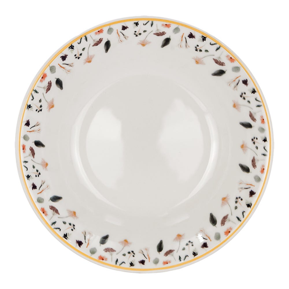 Plato hondo de cerámica 500 ml varios decorados Domino Corona