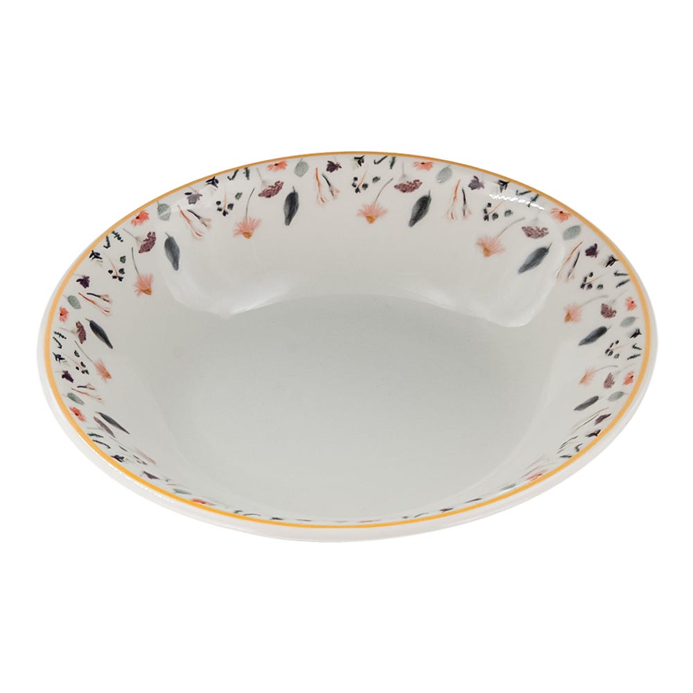 Plato hondo de cerámica 500 ml varios decorados Domino Corona