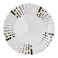 Plato pando cerámica 24 cm dominó Corona