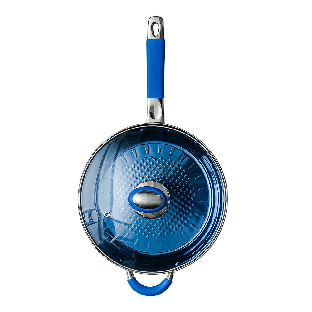 Batería de cocina de acero inoxidable 12 piezas acabado espejo ATA0227 Qualité