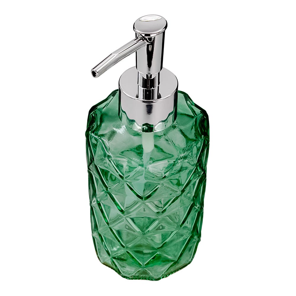 Dosificador de jabón líquido de vidrio 330 ml varios decorados ATALB001 Home Addict