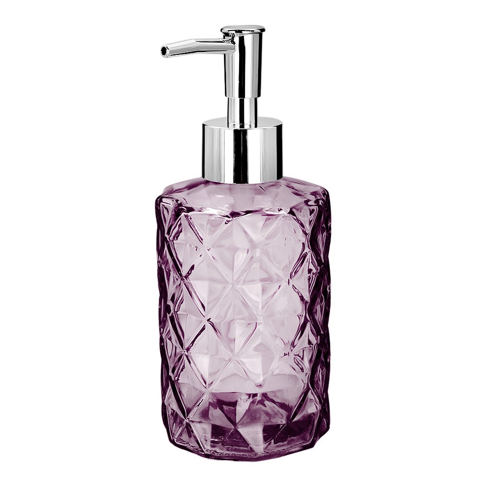 Dosificador de jabón líquido de vidrio 330 ml varios decorados ATALB001 Home Addict
