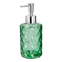 Dosificador de jabón líquido de vidrio 330 ml varios decorados ATALB001 Home Addict