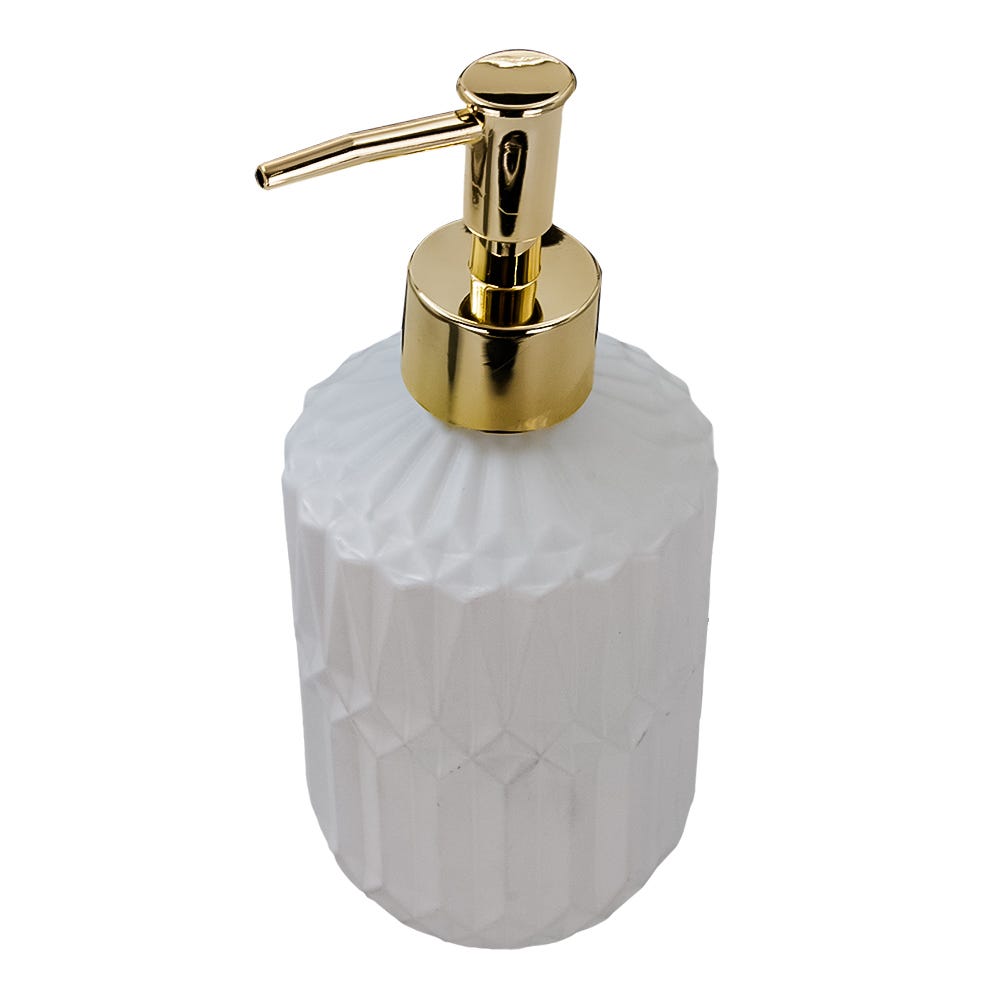 Dosificador de jabón líquido de vidrio 330 ml varios decorados ATALB002 Home Addict