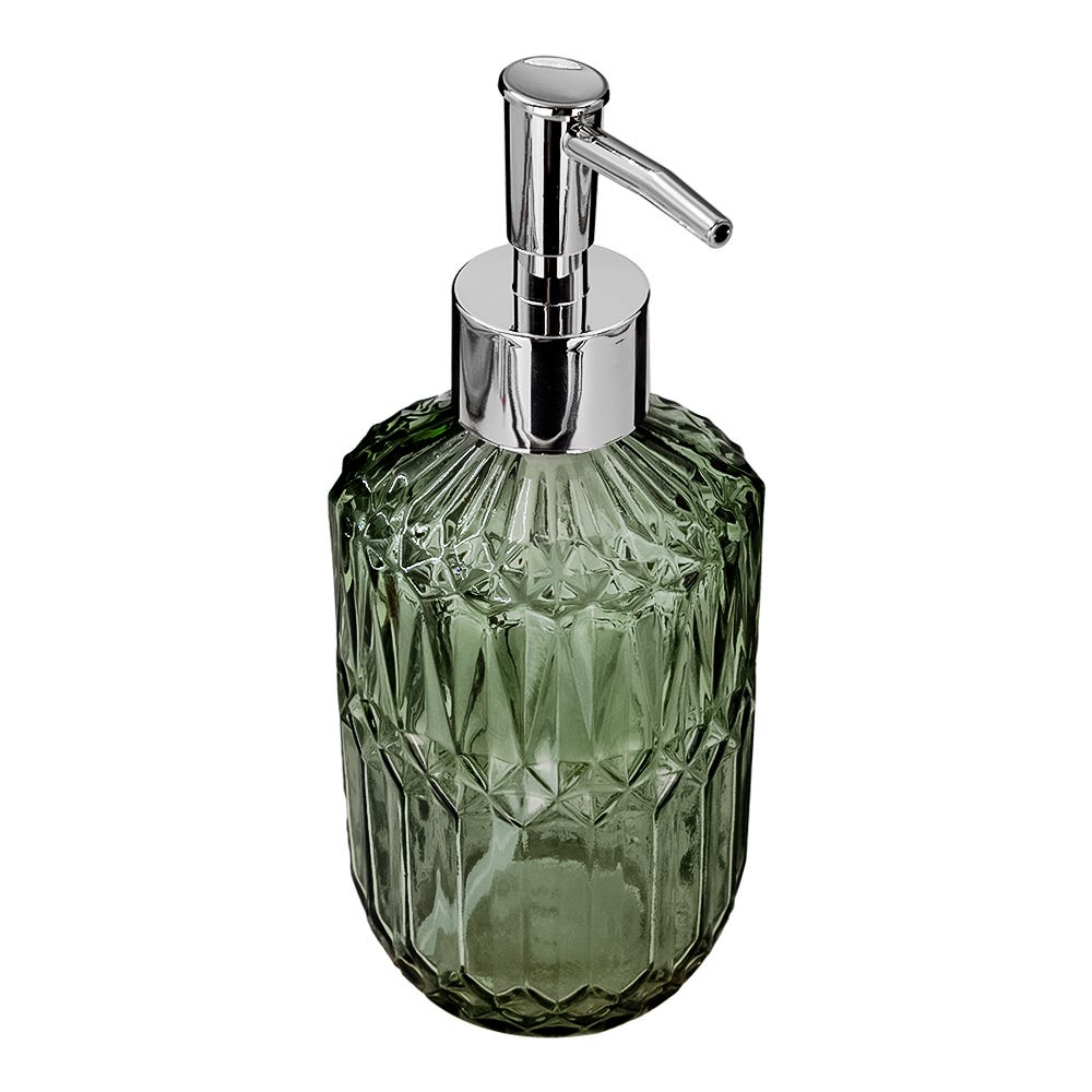 Dosificador de jabón líquido de vidrio 330 ml varios decorados ATALB010 Home Addict
