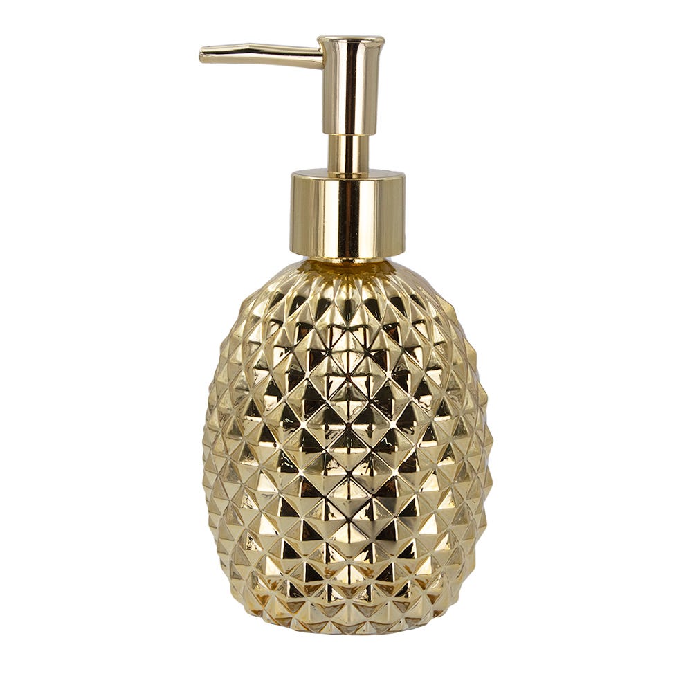 Dosificador de jabón líquido de vidrio 360 ml varios decorados ATALB012 Home Addict