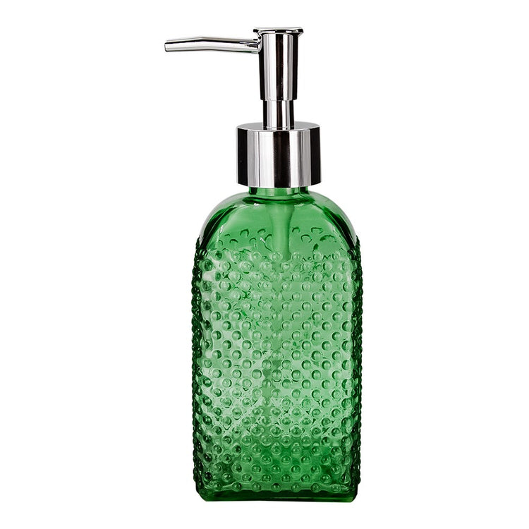 Dosificador de jabón líquido de vidrio 400 ml varios decorados ATALB013 Home Addict