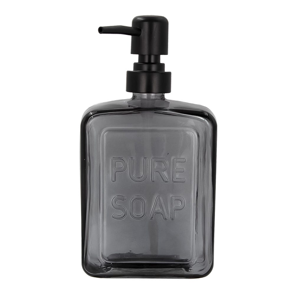 Dosificador de jabón líquido de vidrio 500 ml varios decorados ATALB014 Home Addict