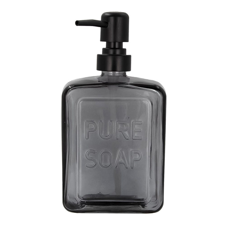 Dosificador de jabón líquido de vidrio 500 ml varios decorados ATALB014 Home Addict