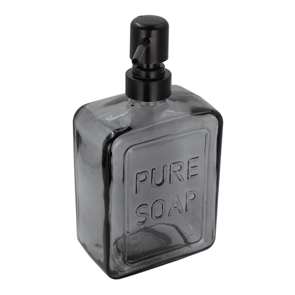 Dosificador de jabón líquido de vidrio 500 ml varios decorados ATALB014 Home Addict