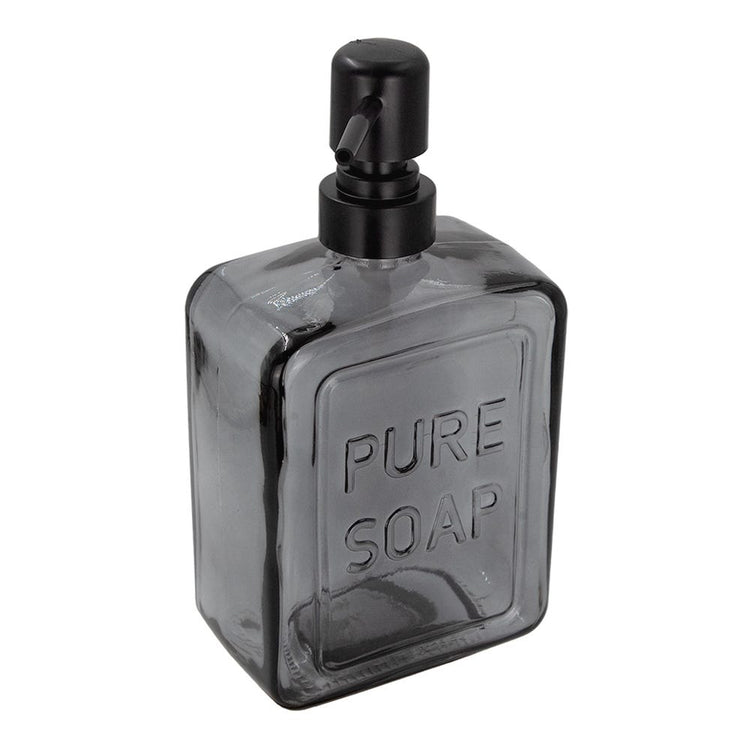 Dosificador de jabón líquido de vidrio 500 ml varios decorados ATALB014 Home Addict