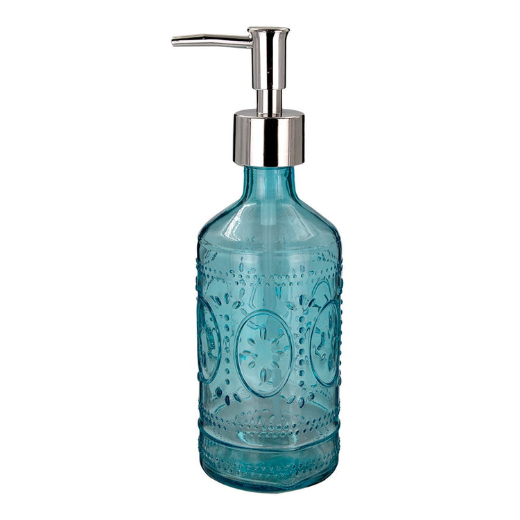 Dosificador de jabón líquido de vidrio 380 ml varios decorados ATALB015 Home Addict